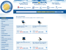 Tablet Screenshot of neobit.si
